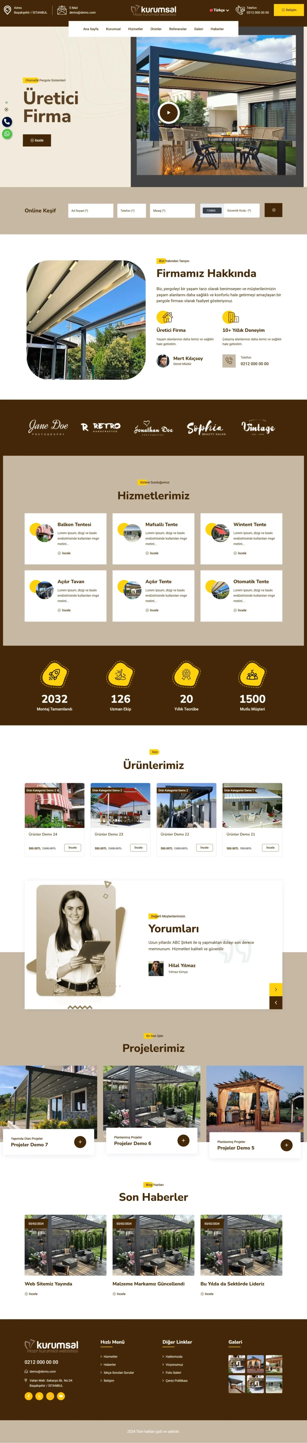 Kurumsal Web Sitesi No.16