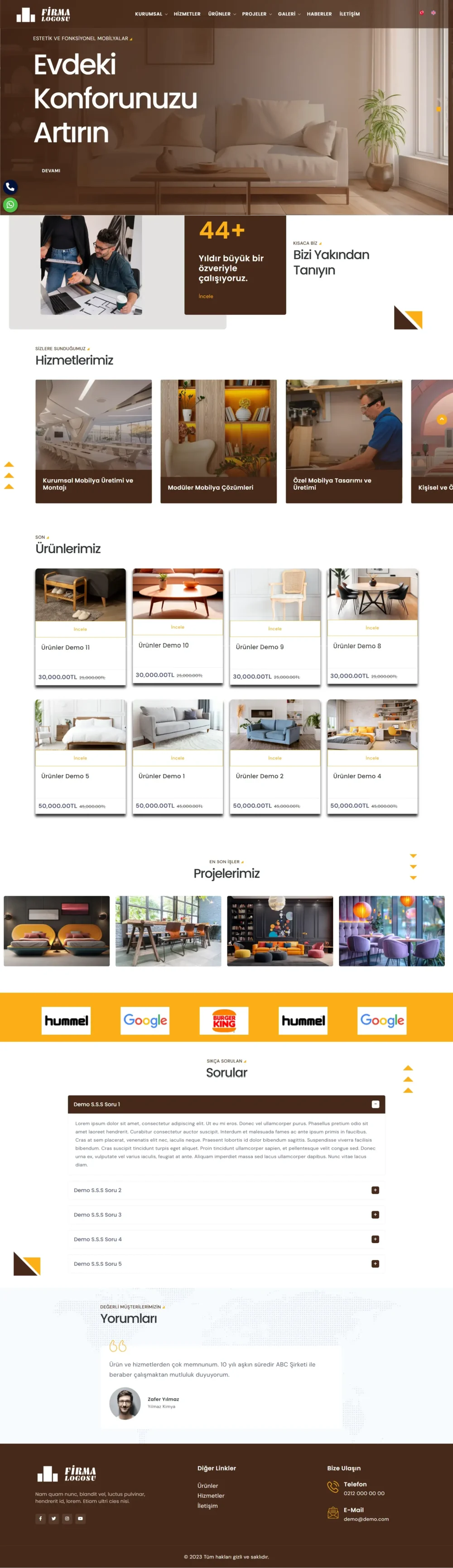 Kurumsal Web Sitesi No.8